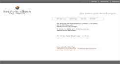 Desktop Screenshot of kesslerundkern.de